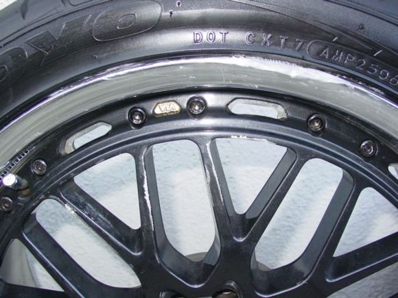 close up of Curb Rash