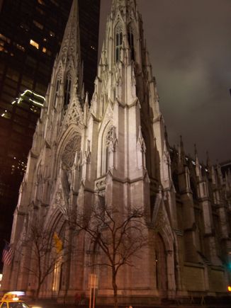 St. Patrick's Cathedral - Rainy Night