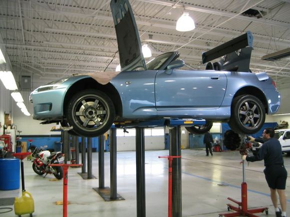 car on lift.jpg
