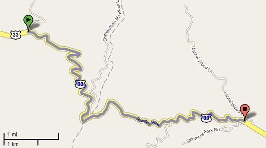 Route 33 VA/WV boarder