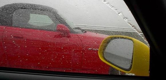 A little Liquid Sunshine during part of the drive to the OBX