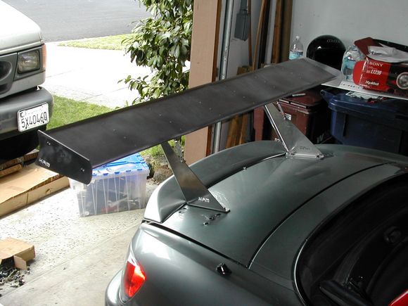 Wing Installed - Side
