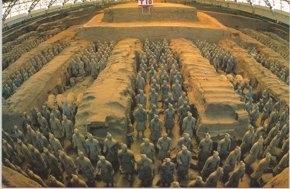 y xian soldiers in the pist.jpg