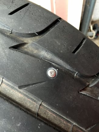 nail In tire