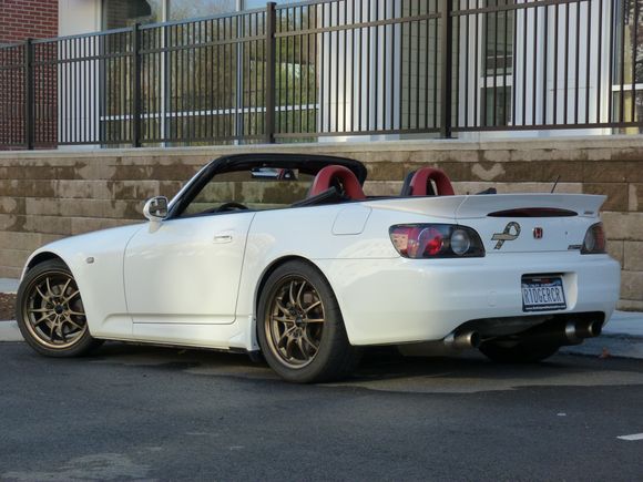 What they looked like on the car.