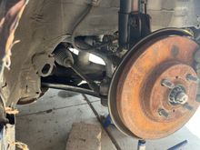 Don’t mint the rusty rotors. New rotors and pads will be installed soon. 