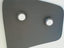lights mounted on fabricated plastic cut out