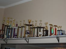 Trophies after 2008 season