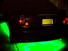 Green Lighting From The Back View