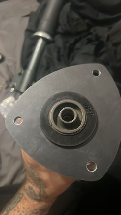 Test fit to make sure it fit the strut body before pressing the new studs in