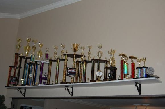 Trophies after 2008 season