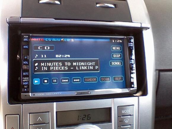 My touch screen head unit.