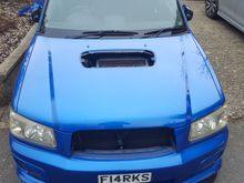 Bonnet scoop and grill at the body shop for re painting.
Also just ordered a new set of wheels...dont tell tge wife
