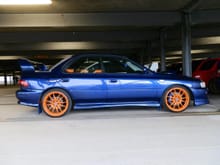 First scooby up star city at west mids imprezas meet