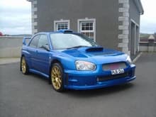 colins own wrc harper rally built car.currently under going revamp to s10 wrc spec!