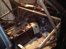picture of the front rollcage section (fabricated by rollcentre)