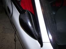 Carbon fibre mirrors, a bit of work to fit, but worth it!
