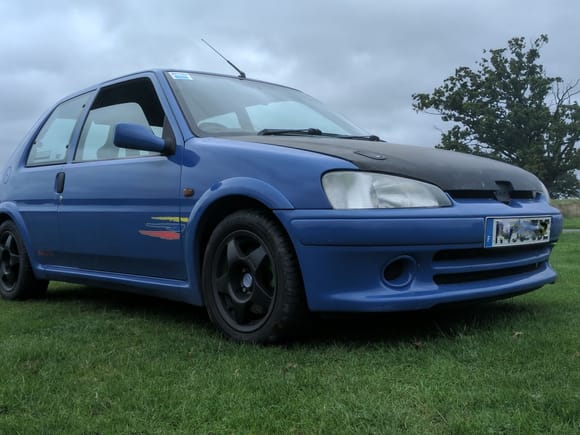 My S2 106 rallye track car, pretty much stripped out inside. Running on throttle bodies cant beat the sound