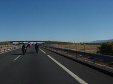 Open roads in Spain