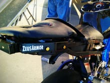 ZeusArmor 03-04 636 Kawasaki ZX6R Shorty Flat Scrape Bar