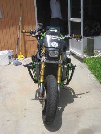 front of bike