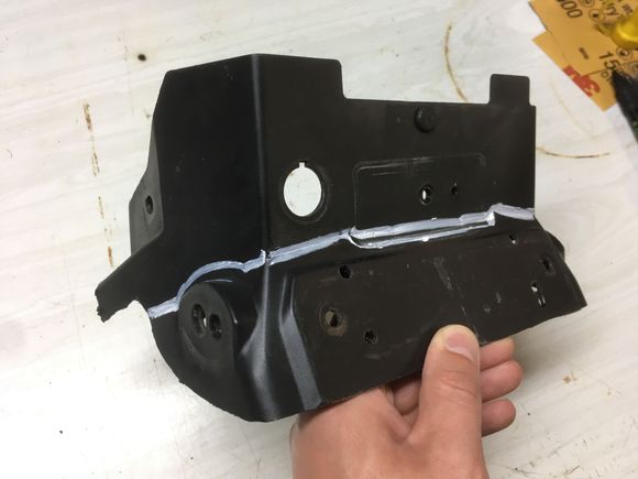 So we mocked up the cut off part to see if cutting the bare minimum would work and that’s what we went with. I got another OE tail panel off eBay and we trimmed at this white line. Final details added along the way but it’s the general mark we cut at...hope this helps anyone else looking to install a tail!! 👍🏻👍🏻