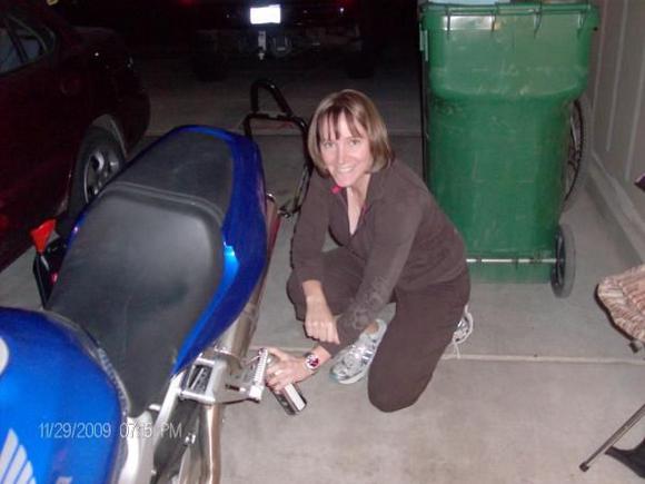 1st oil change n' lube!  :D