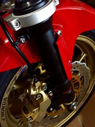 Front brakes are done!