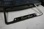 Carbon Fiber Turbo License Plate