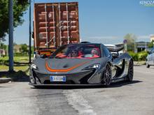 Horacio Pagani behind the steering wheel of the McLaren P1. By Keno Zache | photography