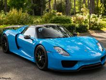 918 Spyder "Riviera Blue". By Guito Photography