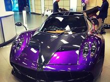 Purple Pagani Huayra Macau One. By @globalcarwanted