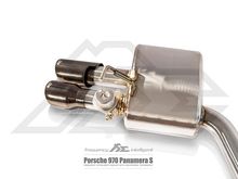 Fi Exhaust for Porsche 970 Panamera S – Valvetronic Muffler.