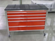 Double Workchest on casters for use as a mobile tool chest.