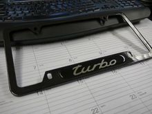 Carbon Fiber Turbo License Plate