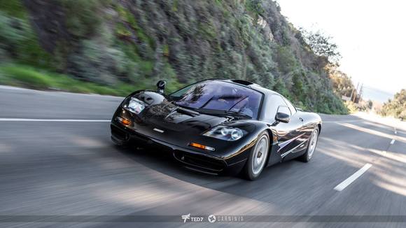 McLaren F1 on the road. Driven by Jay Leno, in Malibu. Photo IamTed7 Car Photography