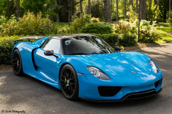 918 Spyder "Riviera Blue". By Guito Photography