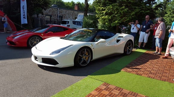 White 488GTB at the Ferrari Owners Day in Spa today!

Pic by FerrariOwnersClubNL
