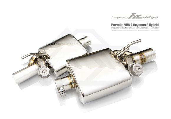 Fi Exhaust for Porsche 958.2 Cayenne S Hybrid – Valvetronic Muffler.