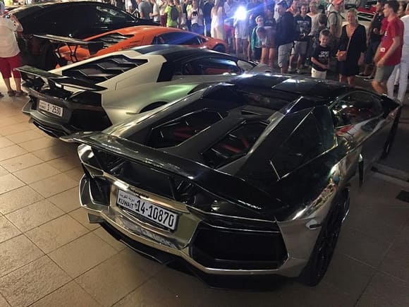 Lamborghini trio from Kuwait.