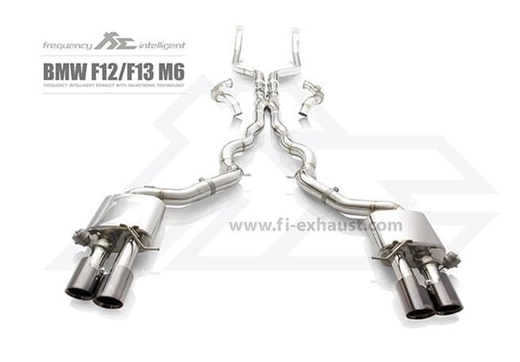 Fi Exhaust for BMW F12/F13 M6 – Full Exhaust System.