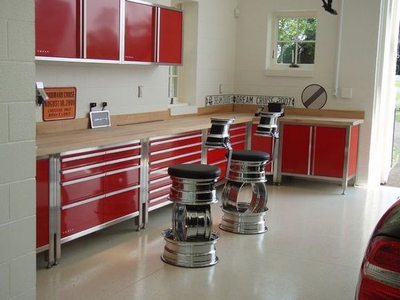 This particular garage was featured on HGTV.