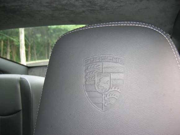 Crest in the headrest, love this option