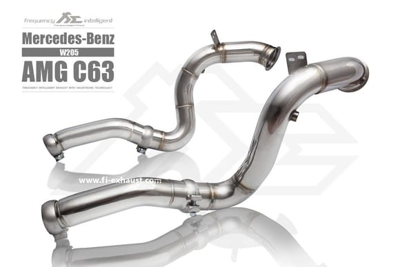 Fi Exhaust for Mercedes-Benz W205 AMG C63 Down Pipe.