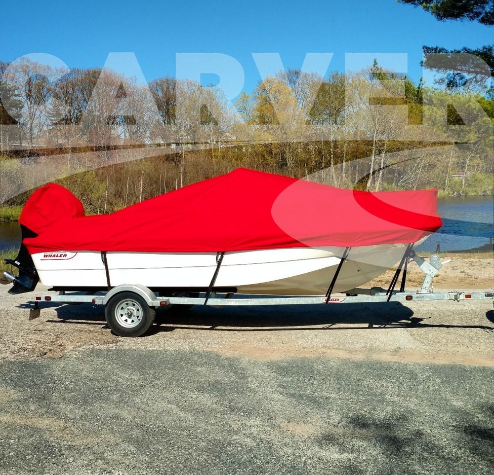 WESTLAND 5 YEAR EXACT FIT BOSTON WHALER GLS 13 W/BOW RAIL & SOFT TOP COVER 94-98