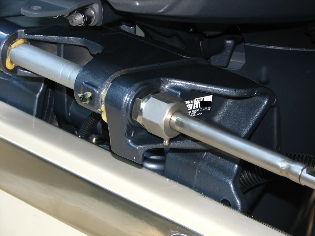 UFlex Steering blocking grease Zerks The Hull Truth Boating and