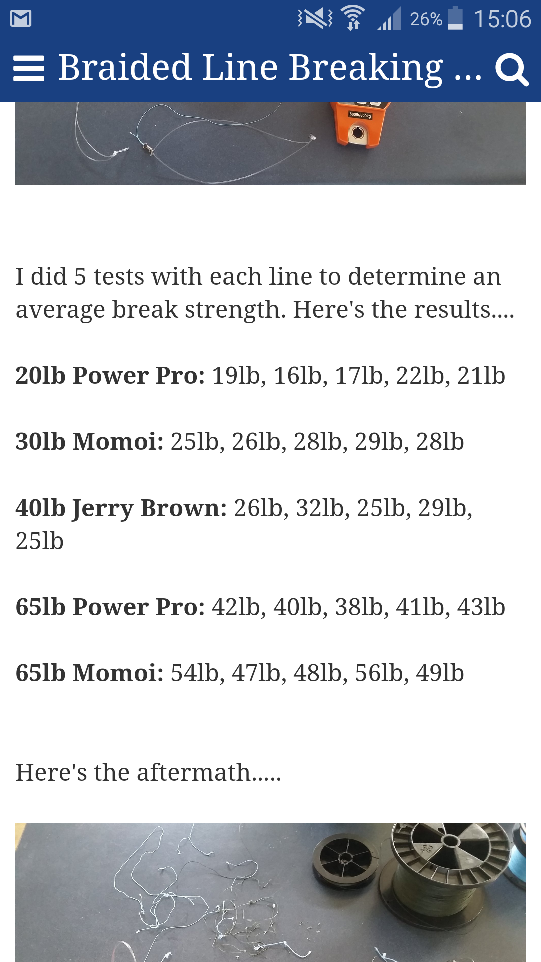 Jerry Brown Braid Diameter Chart