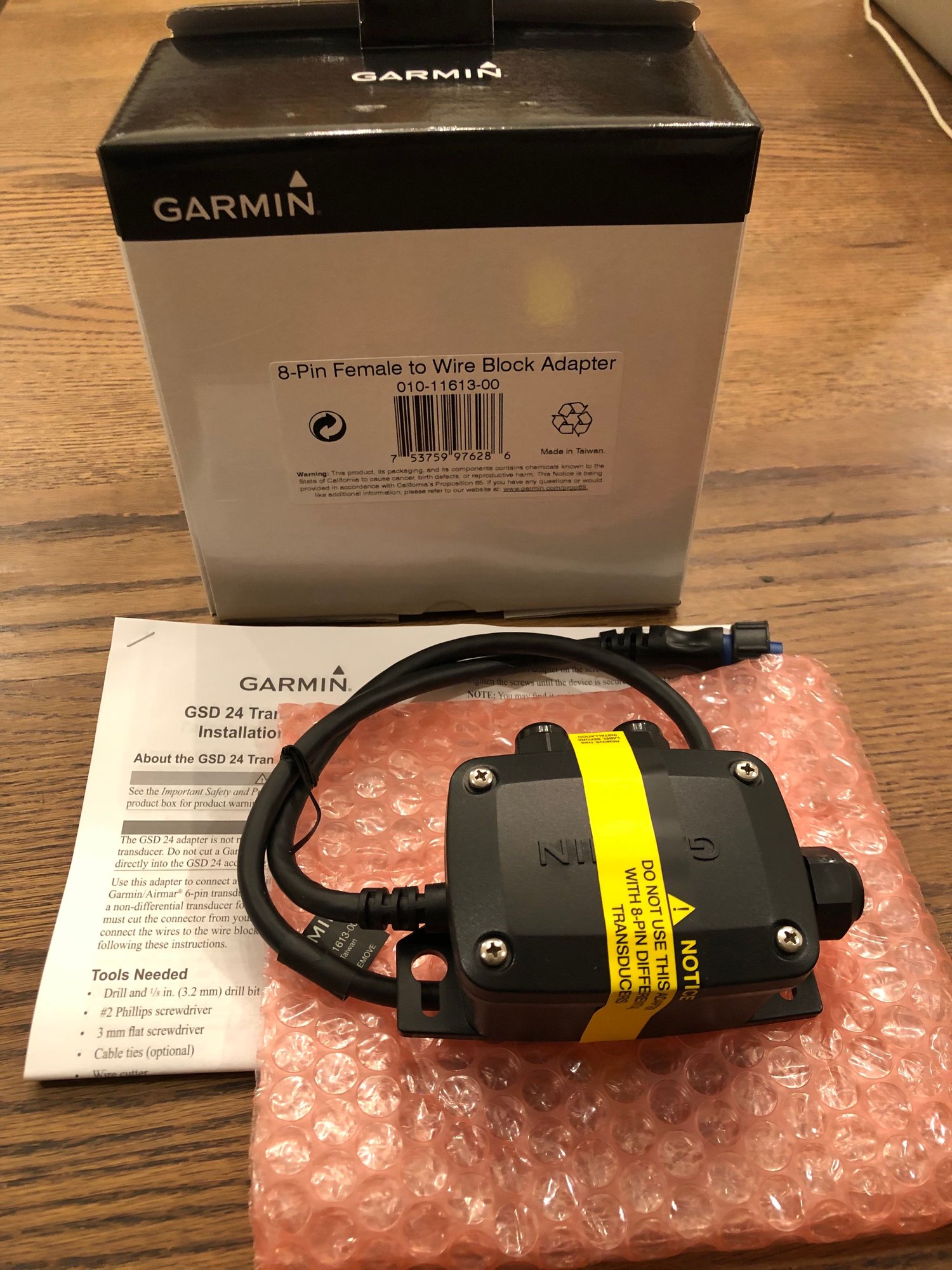 Garmin 8 pin female to wire block adapter The Hull Truth Boating