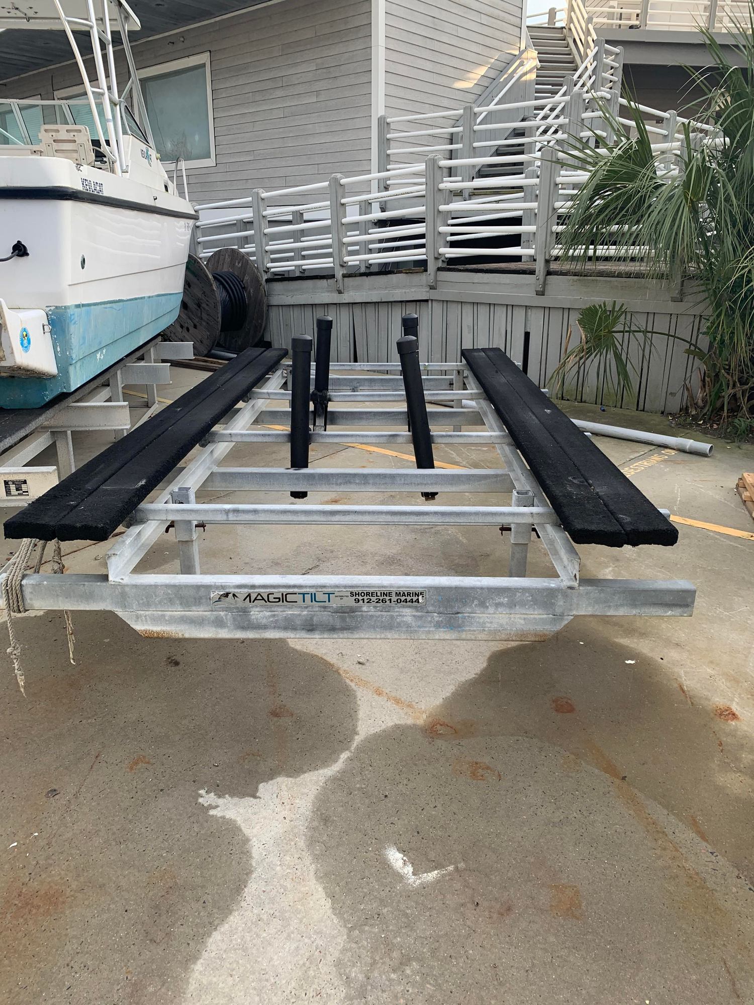 catamaran hull cradles