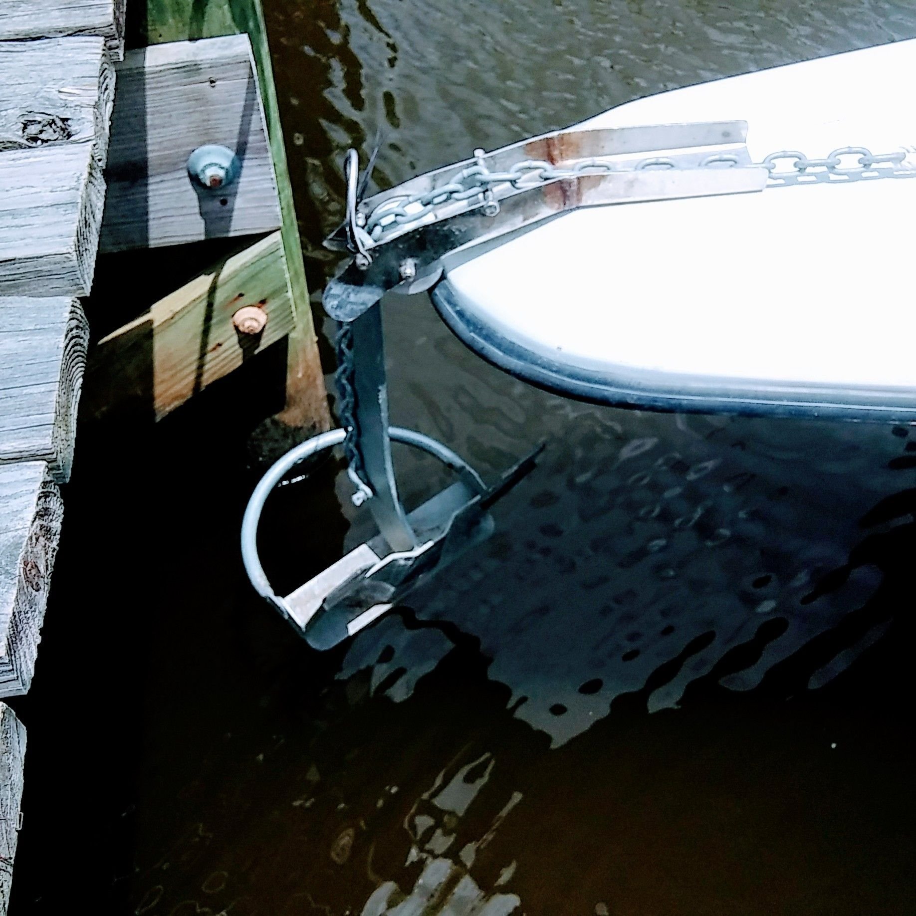 Hanging anchor on windlass The Hull Truth Boating and Fishing Forum